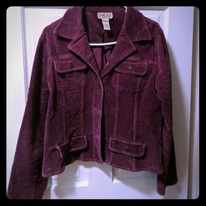 Plum jacket Chadwick's sz 12
